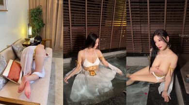 【秀人女神超美高端】超人气女神『杨晨晨』主题新作《出水芙蓉的印度女郎》坐在浴池里搔首弄姿